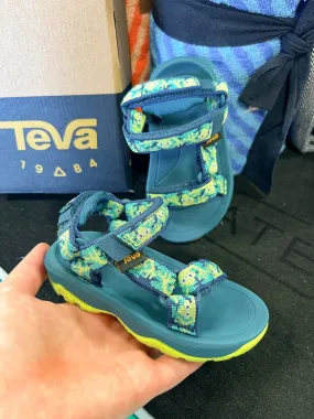 Toddler Teva Hurricane XLT2 Frogs Green-